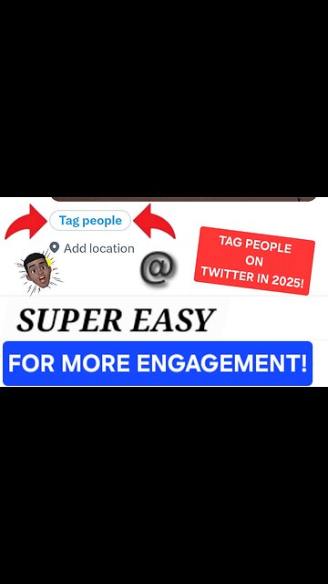 How to Tag people on Twitter *EASY!*