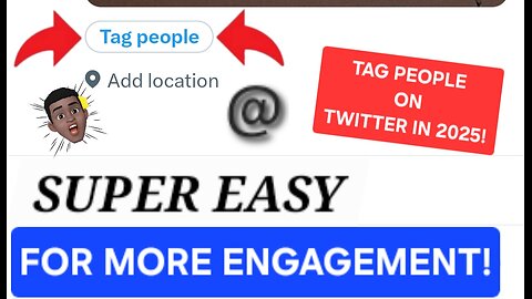 How to Tag people on Twitter *EASY!*