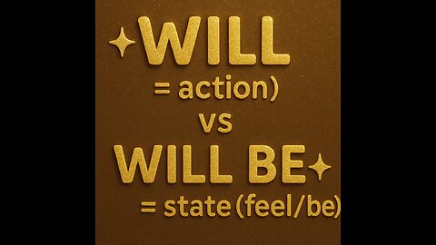 Will v.s. Will Be
