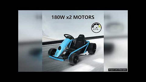 24V 9AH Electric Go Kart for Kids 8 MPH Drift Kart Review