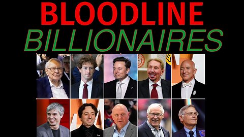 🔲🔺 Bloodlines & Secret Society created Billionaires ▪️ All Satanic❓