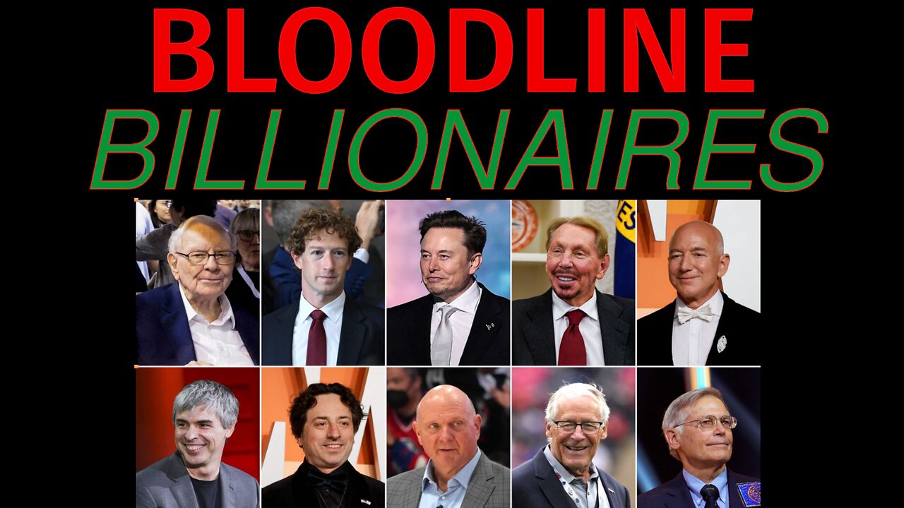 🔲🔺 Bloodlines & Secret Society created Billionaires ▪️ All Satanic❓