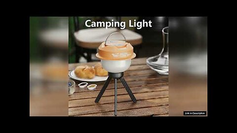 Smiling Shark Camping Light Super Bright Rechargeable Tent Light Tripod Avainable Portable Review