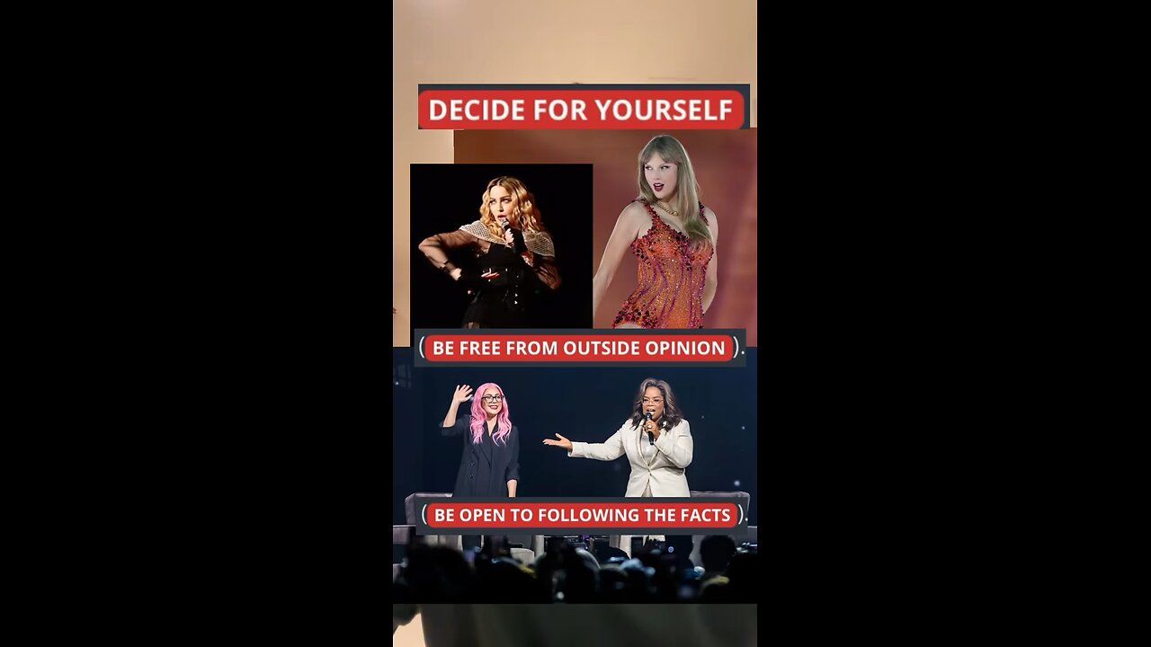 Taylor Swift, Madonna, Lady Gaga and Oprah
