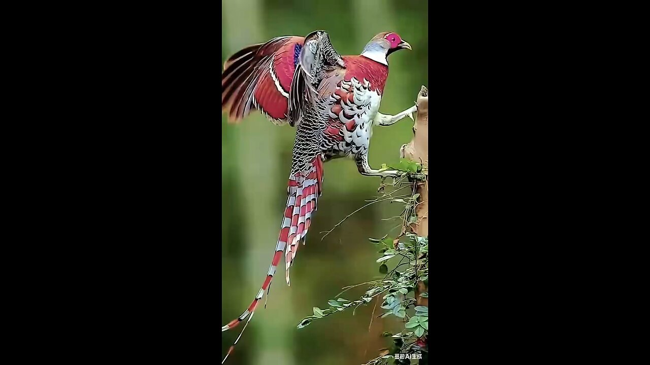 beautiful paradise bird