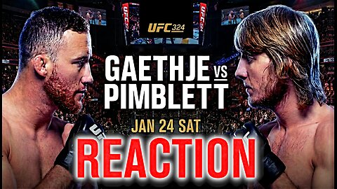 Gaethje vs. Pimblett: UFC 324 Live Reaction