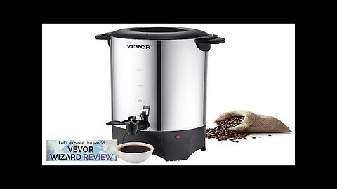 VEVOR Commercial Coffee Urn 50 Cup Stainless Steel Coffee Dispenser Fast Brew Review