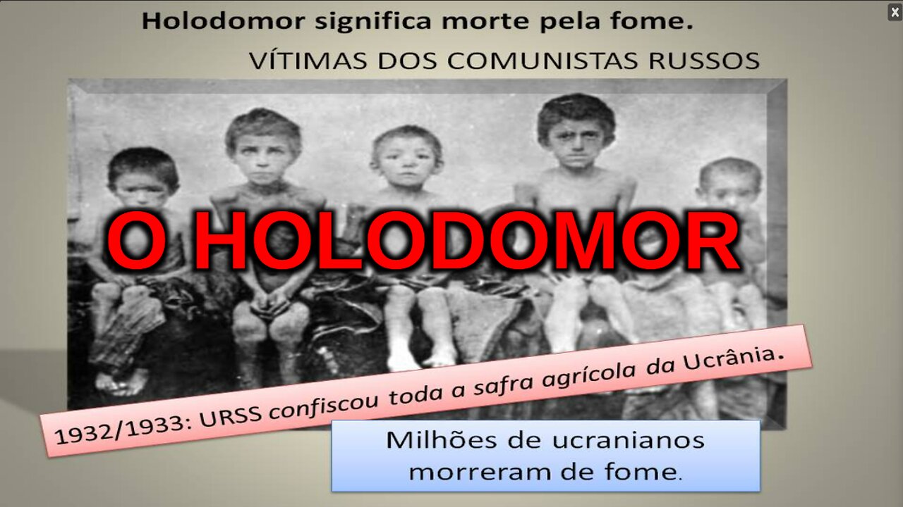 Holodomor a tragédia - Live de 20 02 2025