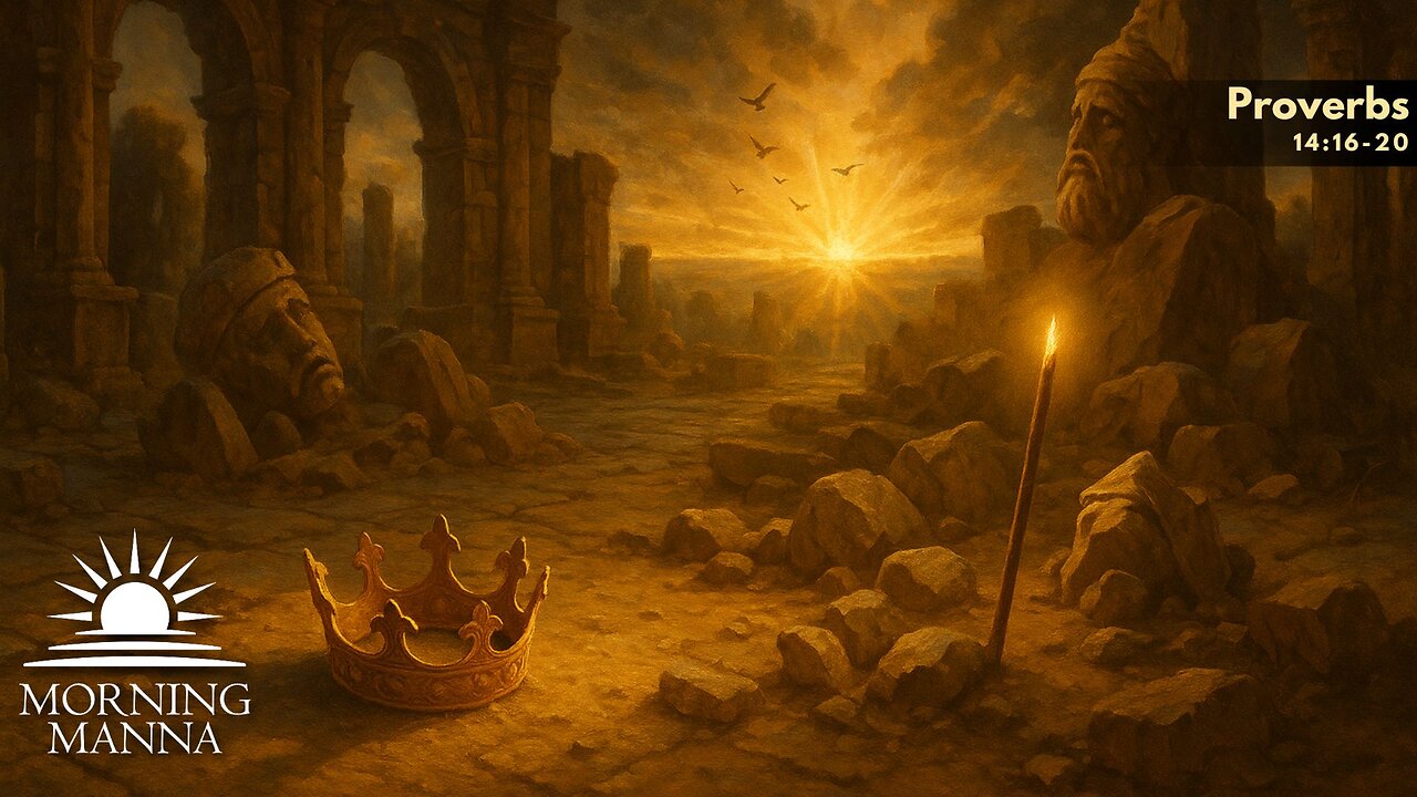 Morning Manna - October 14, 2025 - Proverbs 14:16-20 - When Wisdom Bows and Folly Boasts
