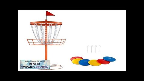 VEVOR Disc Golf Basket 24-Chains Portable Disc Golf Target Hole Heavy Duty Review