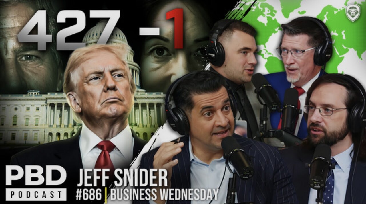 Epstein Bill Passes, Trump's 'Piggy' Slam & MBS Visit, Bitcoin Freefall + Tim Cook Steps Down?