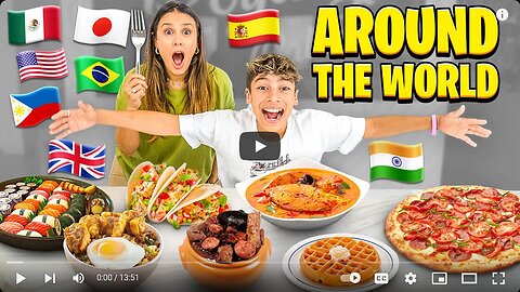 EATING Foods From all Over the WORLD