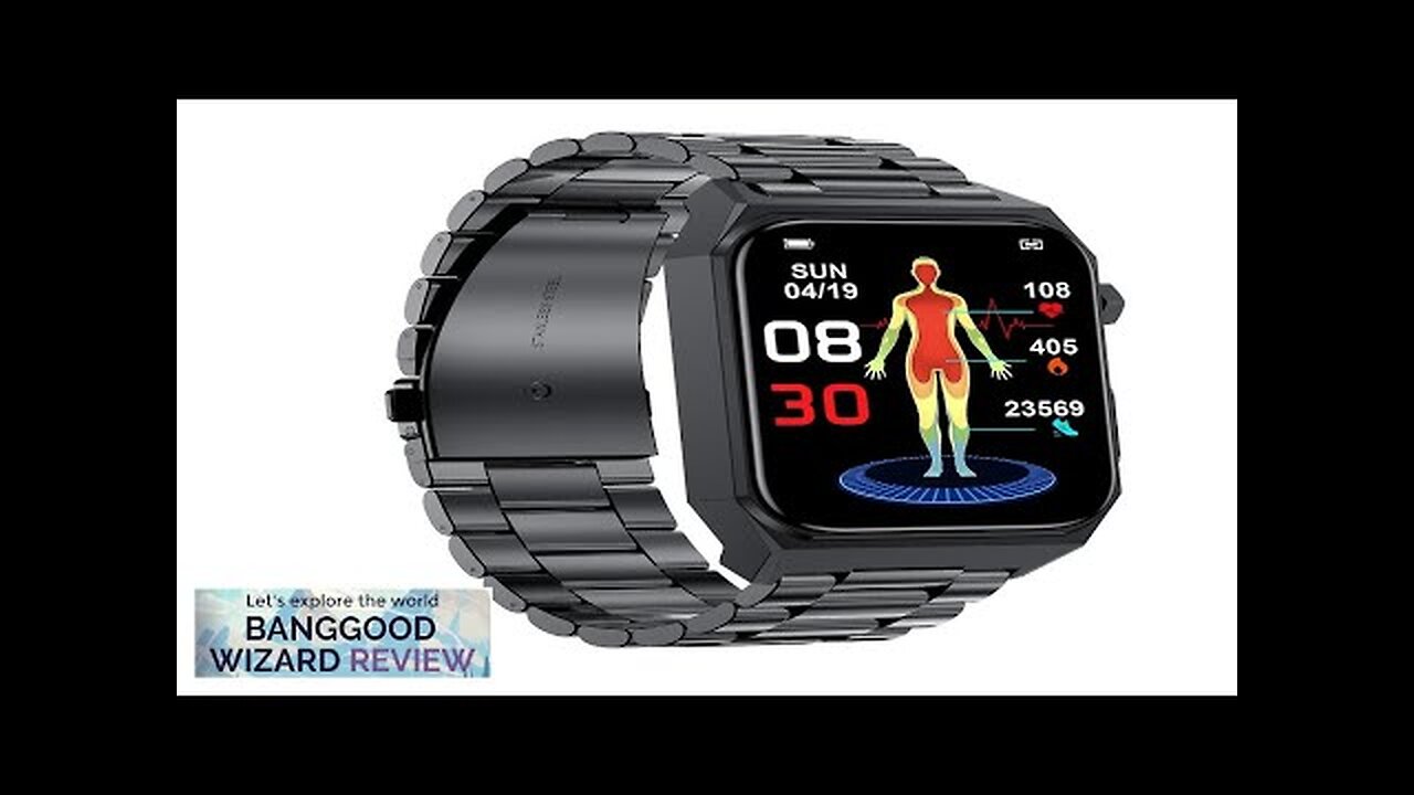 E530 1.91inch HD Screen Heart Rate Blood Pressure Blood Glucose ECG HRV Review