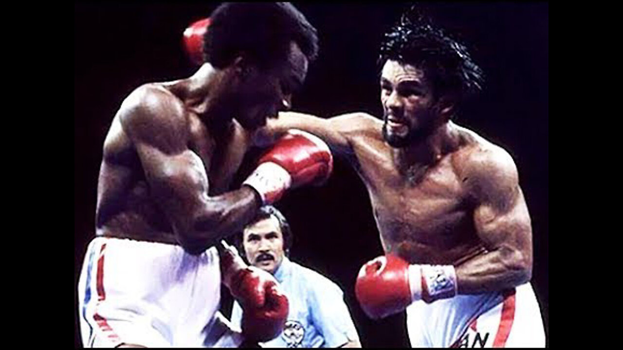 Duran vs Leonard I - Highlights(w/music by Bill Conti)