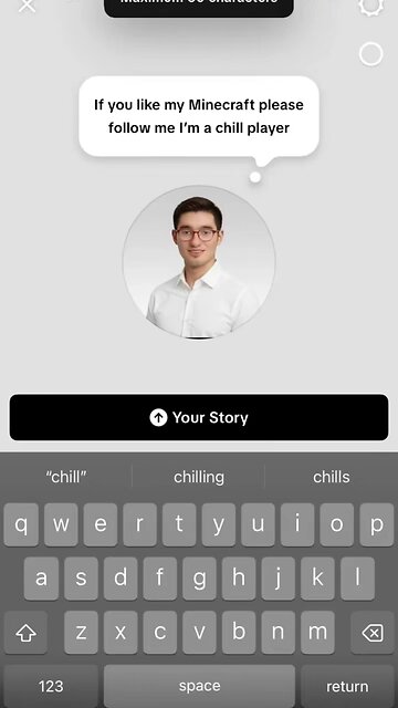 If you like Minecraft, please give me a follow. I’m a chill Minecraft player.