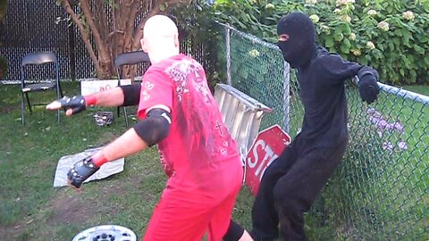 Swede Savard (c) VS Robb Banks {CHW Championship} Backyard Wrestling