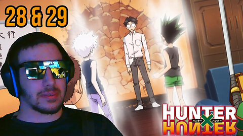 Training Aura Farming by standing still | Hunter x Hunter Episodes 28 & 29 (FIRST TIME REACTION)