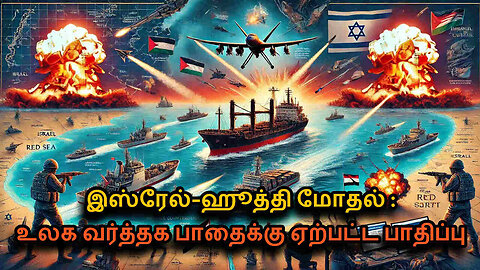 Houthi Attacks on Israel's Ships in Tamil | Red Sea Conflict Explained