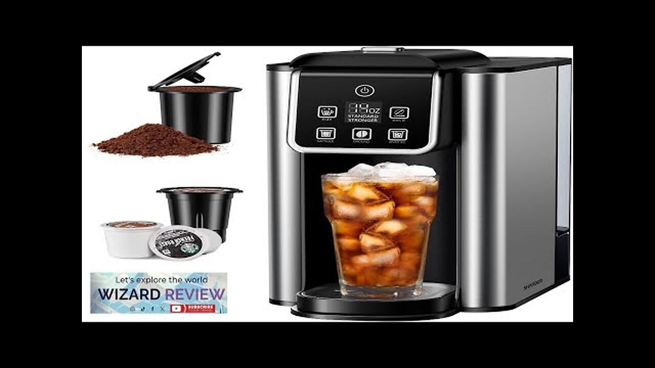 SHARDOR Single Serve Coffee Maker Hot and Iced Coffee Machine for K Review