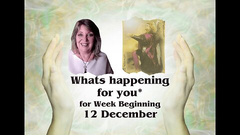 Tarot card Reading - What’s happening for *you* for week beginning 12 December 2025 🧘‍♂️🌟🕯️