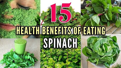 The Green Superfood Packed with Health Benefits. #SpinachBenefits #Health