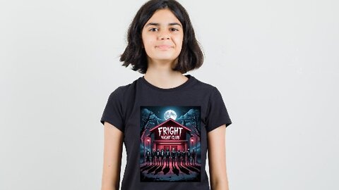 Fright Night Club Tee . Limited Stock.Shop Now .Link in video Description