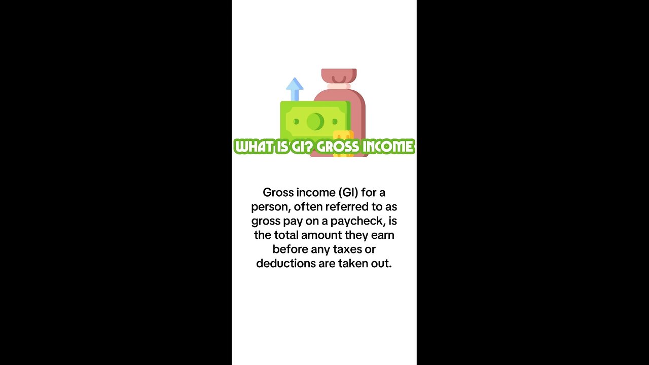 What is GI? Gross Income