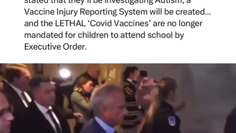 “快訊”不到 48 小時.... 美國衞生與公眾服務部新任部長RFK Jr 表示，他們將對自閉症展開調查。將建立疫苗傷害報告系統....並且，行政命令不再强制要求兒童接種致命的“新冠疫苗”上學