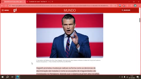 Secretário de Trump critica 'generais gordos' e diversidade nas Forças Armadas