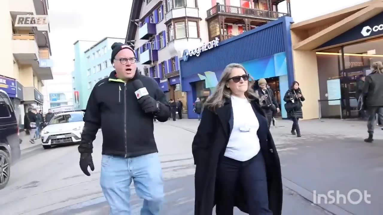 DAVOS 2026: Chrystia Freeland And Justin Trudeau Confronted about the emergencies act court rulling and both avoid the question & Gaslight!