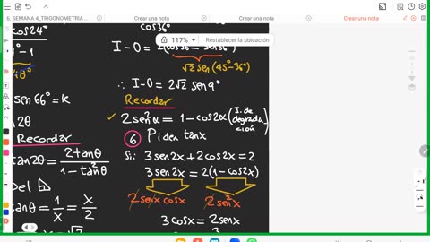 AULA 20 REPASO 2026 - 1 | Semana 04 | Trigonometría