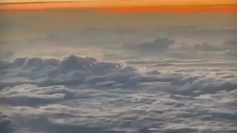 UFO or Drones Seen Over the Pacific Ocean