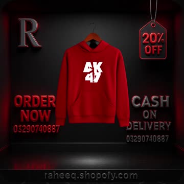 🔥 Raheech AK47 Hoodie — Streetwear That Hits Different 🔥