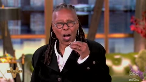 Whoopi Stares Into Camera To Lecture Trump Press Sec On 'Wokeness'