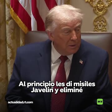 Trump sobre Ucrania: No les di nada