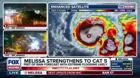 Hurricane Melissa Becomes Monster Category 5 Hurricane Ahead Of Historic Strike On Jamaica