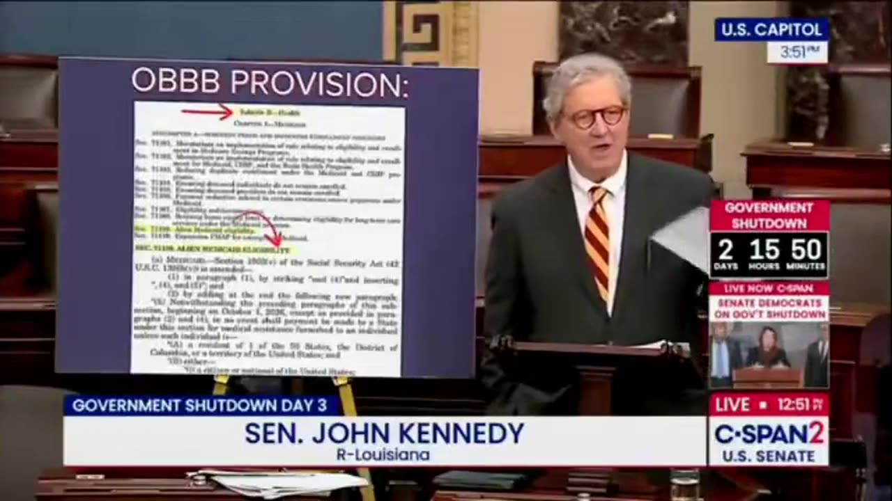 Sen. Kennedy Lists Millions In Questionable Spending Democrats Want