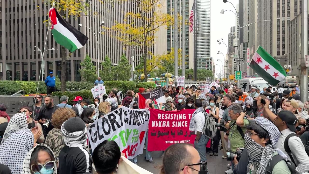 LIVE: “Flood New York City For Gaza” Pro-Palestine Demonstration in NYC