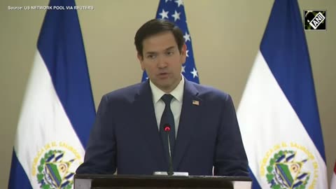 U.S. Secretary of State (Marco Rubio) and El Salvador FM (Alexandra Hill Tinoco) At News Conference