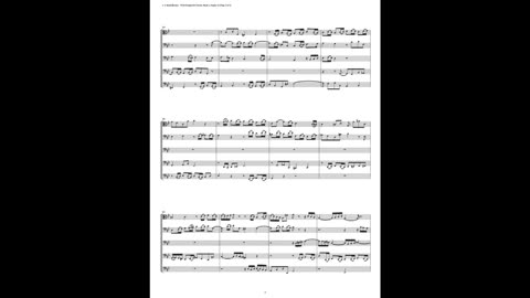 J.S. Bach - Well-Tempered Clavier: Part 1 - Fugue 16 (Trombone Quintet)