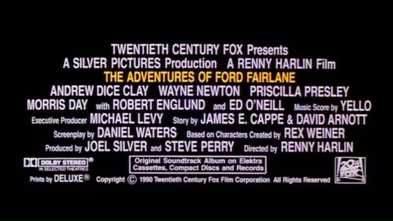 Pop Culture Flashback - The Adventures of Ford Fairlane