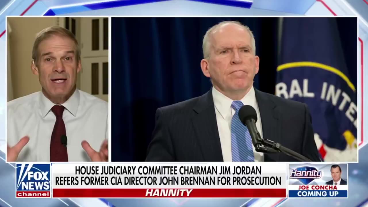 Congressman, given the referral of John Brennan to the DOJ