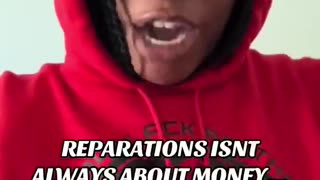 Black wants reparations and violence