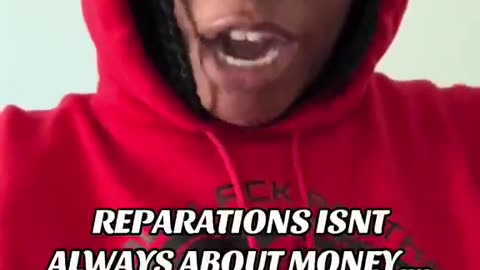 Black wants reparations and violence