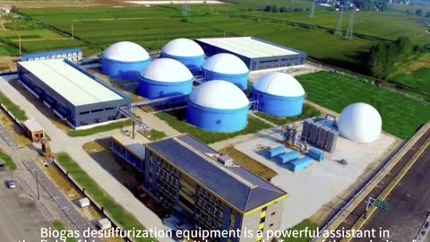 Biogas desulfurization equipment