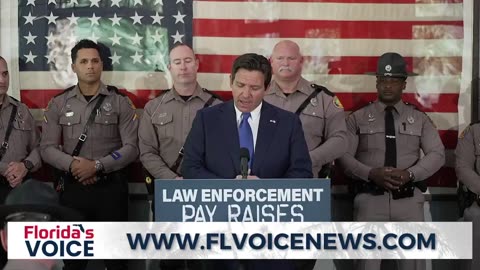 Ron DeSantis Recommends Pay Increases for Law Enforcement Officers and Firefighters