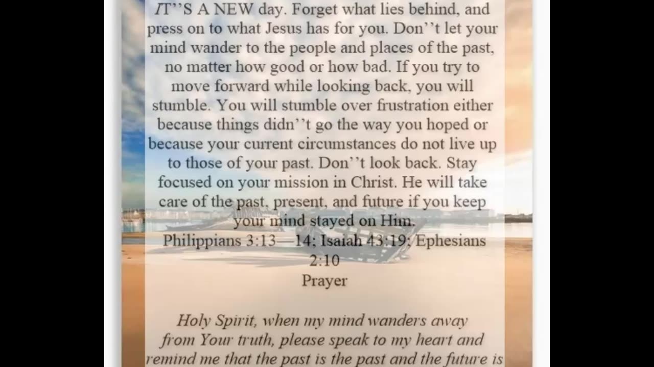 Forget What Lies Behind