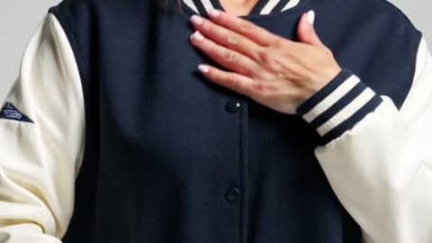Varsity Bomber That Turns Contrast into Class