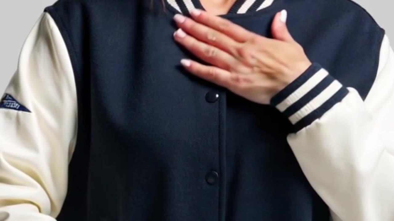 Varsity Bomber That Turns Contrast into Class