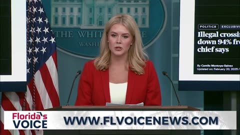 NEW: Karoline Leavitt Brings Receipts To Press Briefing, Reveals Historic Progress At The Border